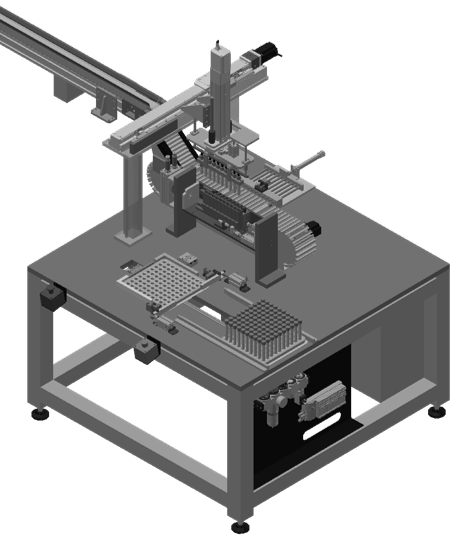 采樣管理瓶裝盒機(jī) Sorting and package machine